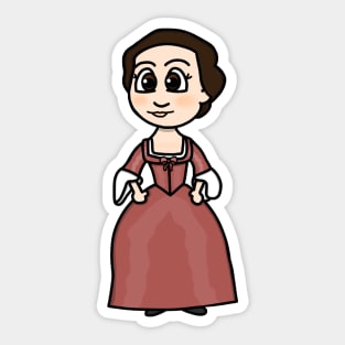 Chibi Penelope Barker (Small Print) Sticker